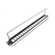 Patch panel montážní adaptér SLIM RACK přišroubováním 29mm