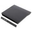 Optical Drive CD/DVD Enclosure PnP V: SATA I,USB 2.0 black