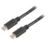 Kabel USB 3.2 z obou stran,USB C vidlice 2m černá 5Gbps 60W