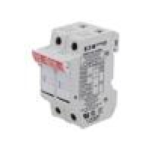 Zásuvka 10,3x38mm na přípojnici DIN 32A 690VAC Póly: 2 IP20