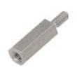 Distanční sloupek se závitem 10mm Vnit.závit: M2 šestihranný