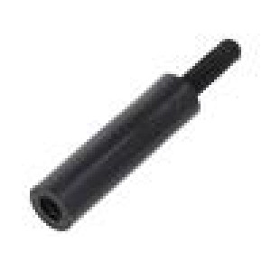 Distanční sloupek se závitem válcový polyamid M2,5 M2,5 18mm