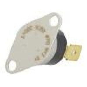 Čidlo: termostat NC 100°C 10A 240VAC konektor 6,4mm ±5°C