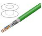 Vodič: pro přenos dat HELUKAT® 100S,SF/UTP 4x1x26AWG PUR Cu