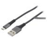 Kabel USB 2.0 USB A vidlice,USB B micro vidlice 0,5m 480Mbps
