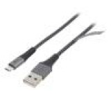 Kabel USB 2.0 USB A vidlice,USB B micro vidlice 2m 480Mbps