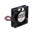 Ventilátor: DC axiální 24VDC 60x60x15mm 28,8m3/h 36dBA