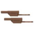 VSFK850025150-BR Měřicí šňůra 32A banánek 4mm-banánek 4mm Ujmen: 1kV Dél: 1,5m