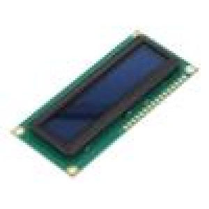 Zobrazovač: OLED alfanumerický 16x1 Rozm: 80x36x10mm zelená