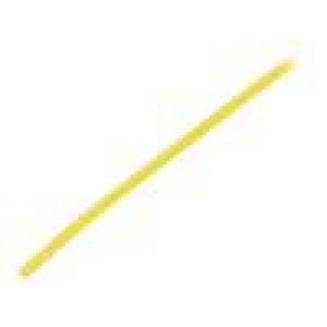 FGS-1-YE-200 Elektroizolační trubička žlutá -20÷155°C Øvnitř: 1mm L: 200m