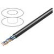 Vodič RS232,RS422 4x2x24AWG licna Cu fólie Al-PET PVC 305m