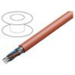 Vodič RS232 3x2x24AWG licna Cu fólie Al-PET FEP červená 300V