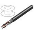 Vodič RS232,RS422 2x2x28AWG licna Cu PVC chromová 30m 30V