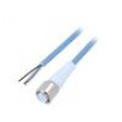 Kabel: pro snímače/automatizaci M12 PIN: 4 přímý 10m zástrčka