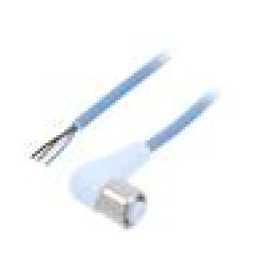 Kabel: pro snímače/automatizaci M12 PIN: 4 úhlový 5m zástrčka