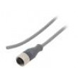 Kabel: pro snímače/automatizaci M12 PIN: 3 přímý 3m zástrčka