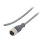 Kabel: pro snímače/automatizaci M12 PIN: 3 přímý 3m zástrčka