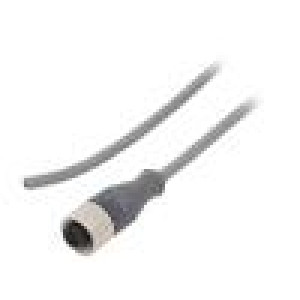Kabel: pro snímače/automatizaci M12 PIN: 3 přímý 3m zástrčka