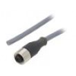 Kabel: pro snímače/automatizaci M12 PIN: 4 přímý 10m zástrčka