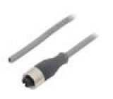 Připojovací kabel M12 PIN: 4 přímý 0,6m zástrčka 250VAC 2,5A