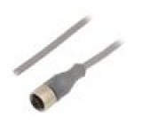 Kabel: pro snímače/automatizaci M12 PIN: 4 přímý 20m zástrčka