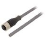 Připojovací kabel M12 PIN: 5 přímý 10m zástrčka 63VAC 2,5A