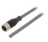 Kabel: pro snímače/automatizaci M12 PIN: 5 přímý 10m zástrčka