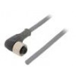 Kabel: pro snímače/automatizaci M12 PIN: 3 úhlový 3m zástrčka