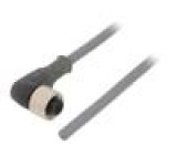 Připojovací kabel M12 PIN: 3 úhlový 3m zástrčka 250VAC 2,7A