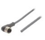 Kabel: pro snímače/automatizaci M12 PIN: 4 úhlový 3m zástrčka