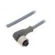 Kabel: pro snímače/automatizaci M12 PIN: 4 úhlový 5m zástrčka