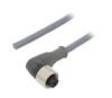 Kabel: pro snímače/automatizaci M12 PIN: 4 úhlový 5m zástrčka