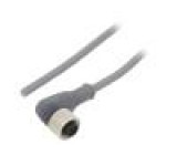 Kabel: pro snímače/automatizaci M12 PIN: 4 úhlový 5m zástrčka
