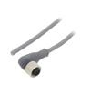Kabel: pro snímače/automatizaci M12 PIN: 4 úhlový 5m zástrčka