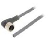 Kabel: pro snímače/automatizaci M12 PIN: 5 úhlový 10m zástrčka