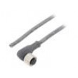 Kabel: pro snímače/automatizaci M12 PIN: 5 úhlový 3m zástrčka