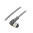 Kabel: pro snímače/automatizaci M12 PIN: 5 úhlový 10m zástrčka