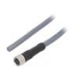 Kabel: pro snímače/automatizaci M8 PIN: 3 přímý 3m zástrčka