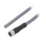Kabel: pro snímače/automatizaci M8 PIN: 3 přímý 3m zástrčka