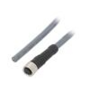 Kabel: pro snímače/automatizaci M8 PIN: 3 přímý 5m zástrčka