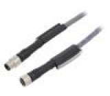Připojovací kabel M8 PIN: 3 1m zástrčka -25÷80°C IP67