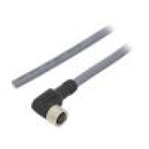 Kabel: pro snímače/automatizaci M8 PIN: 3 úhlový 3m zástrčka
