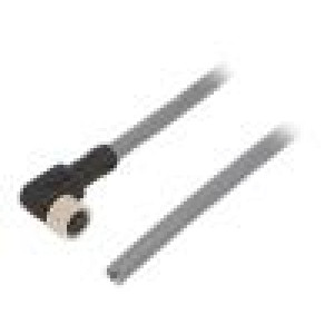 Kabel: pro snímače/automatizaci M8 PIN: 4 úhlový 5m zástrčka