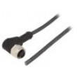 Kabel: pro snímače/automatizaci M12 PIN: 4 úhlový 2m zástrčka