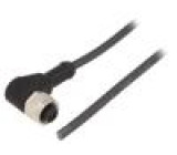 Kabel: pro snímače/automatizaci M12 PIN: 4 úhlový 2m zástrčka