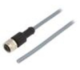 Připojovací kabel M12 PIN: 4 přímý 2m zástrčka 250VAC 4A IP67