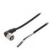 Kabel: pro snímače/automatizaci M12 PIN: 4 úhlový Dél: 10m 4A