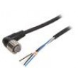 Kabel: pro snímače/automatizaci M12 PIN: 4 úhlový Dél: 5m 4A
