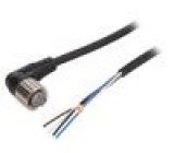 Připojovací kabel M12 PIN: 4 úhlový Dél: 5m zástrčka 4A IP67