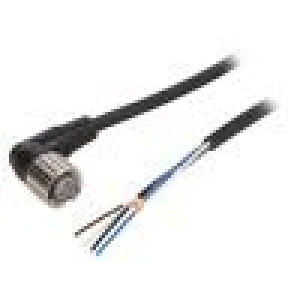 Kabel: pro snímače/automatizaci M12 PIN: 4 úhlový Dél: 5m 4A